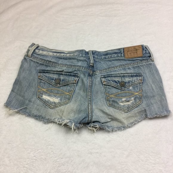 Abercrombie & Fitch Shortie Shorts Flap Pockets - Picture 2 of 7